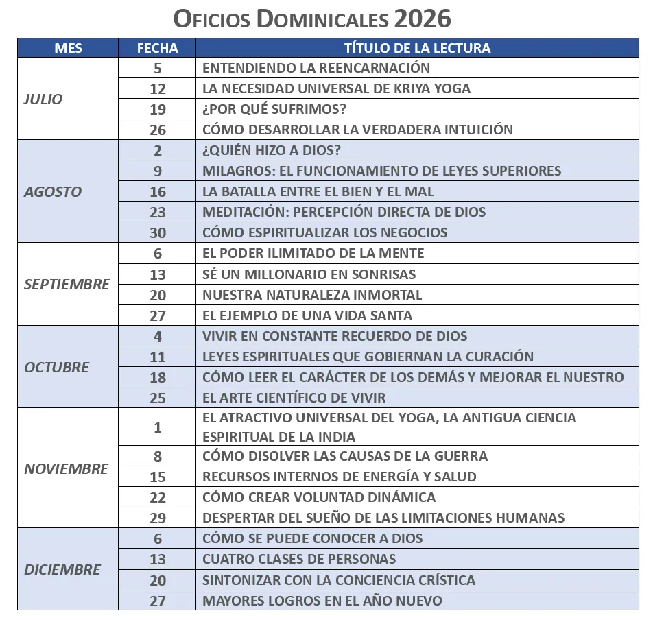 Todos los domingos se realizan leturas en estos temas de gran interes para todos