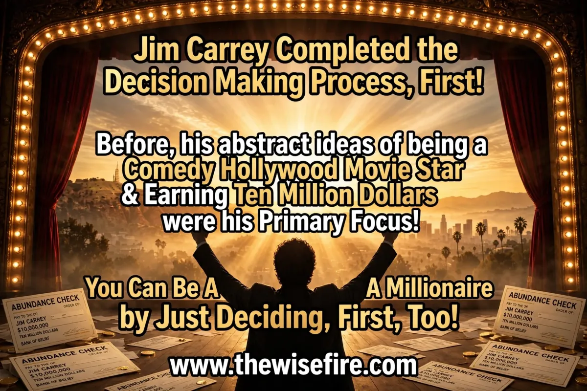 Jim Carrey's Millionaire Mindset: Success Principles