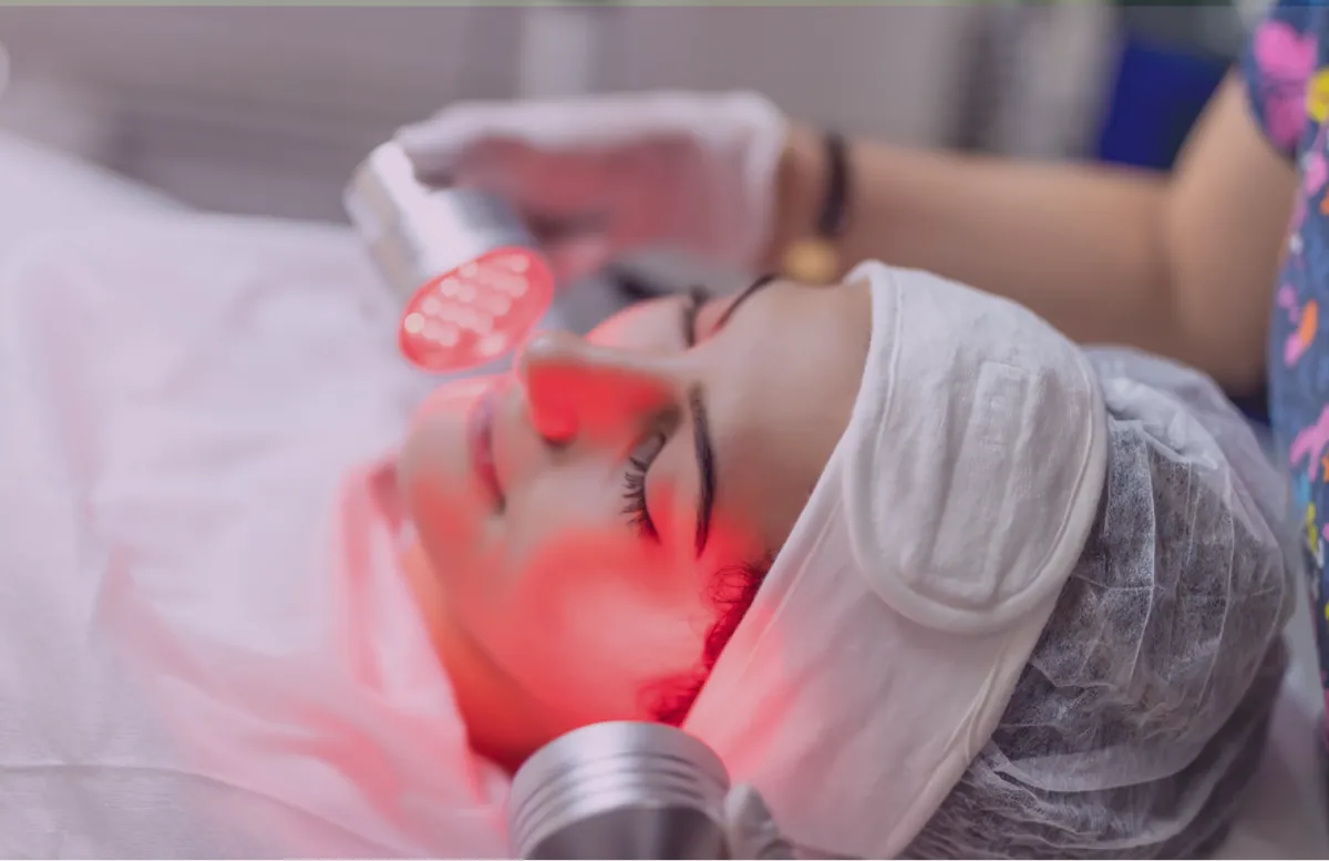 LED light therapy for inflammation reduction and collagen stimulation