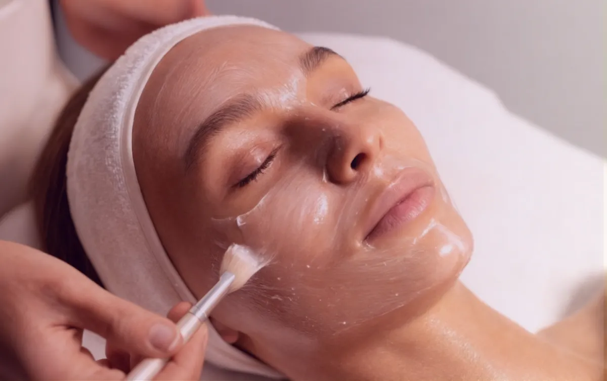 Gentle enzymatic skin resurfacing treatment for sensitive skin complexion and glow