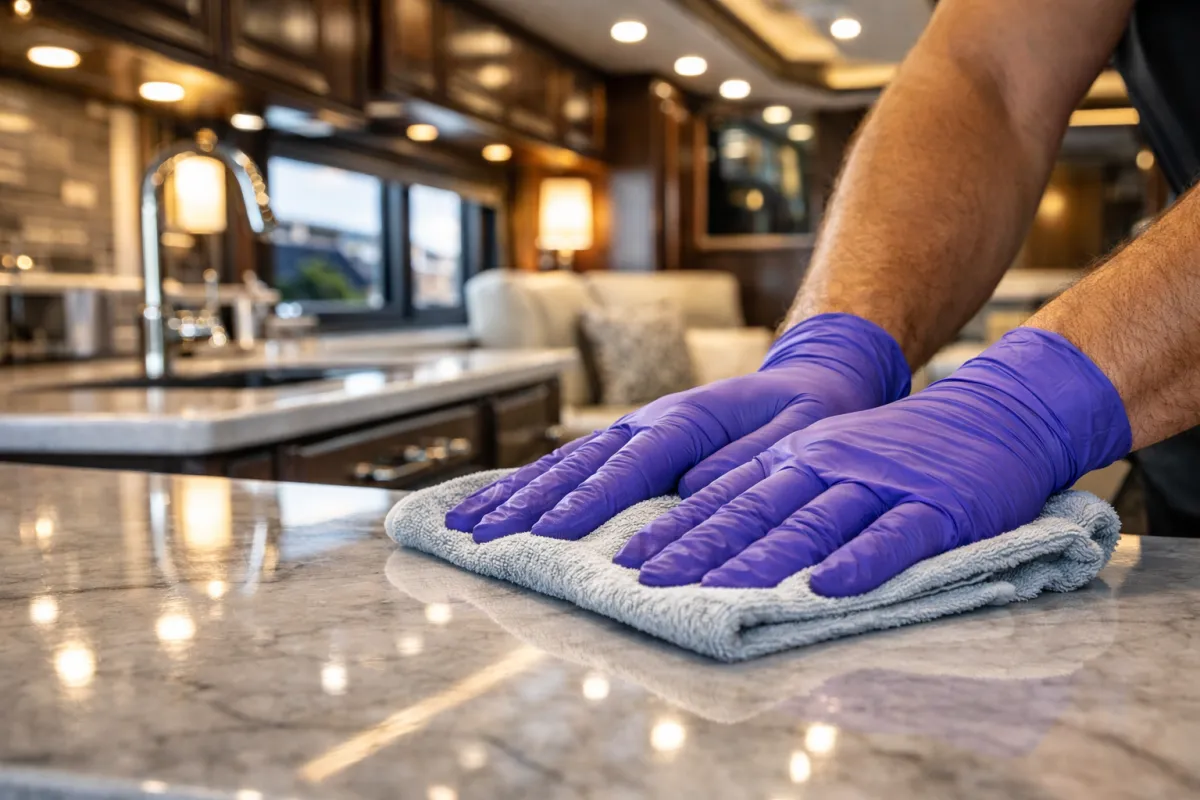 RV interior deluxe cleaning Las Vegas — Finity High End Detailing
