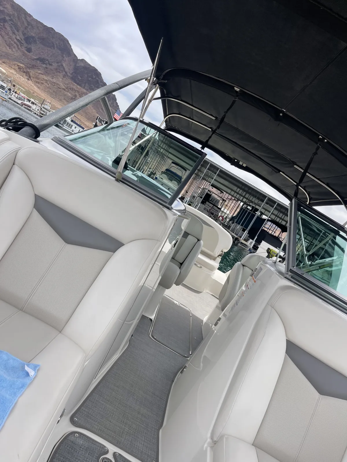 Boat shine enhancement Las Vegas — marine polish and UV protection
