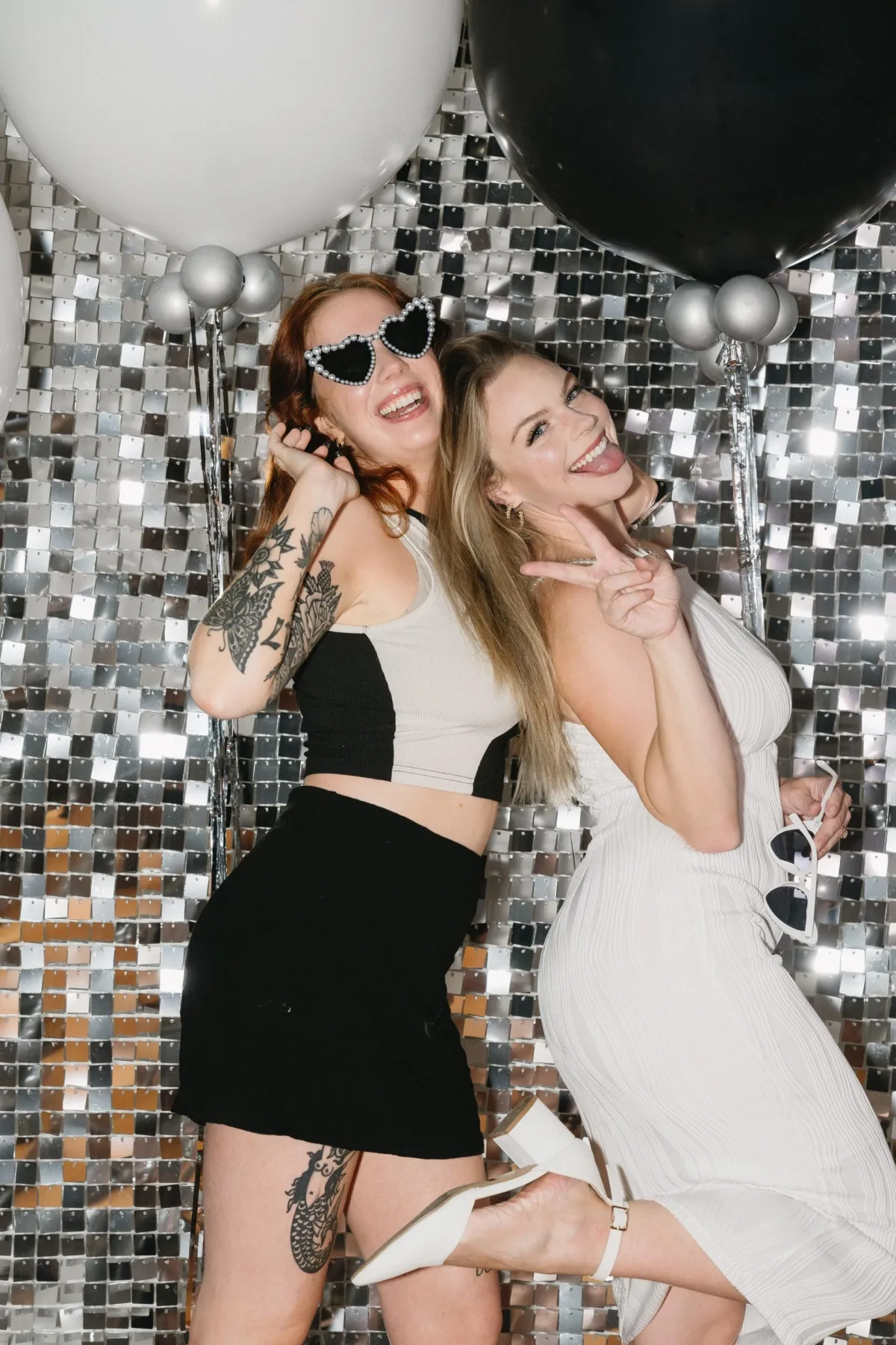 Photo booth fun at upscale wedding in Colorado Springs