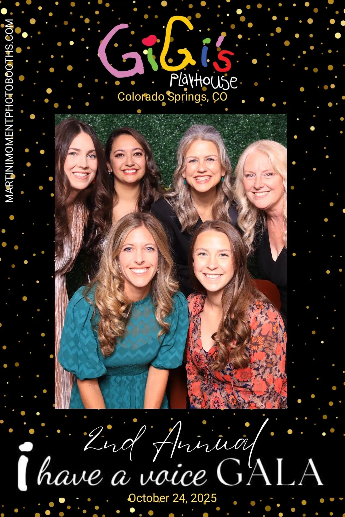 Luxury photo booth at GiGi’s Playhouse Gala Colorado Springs