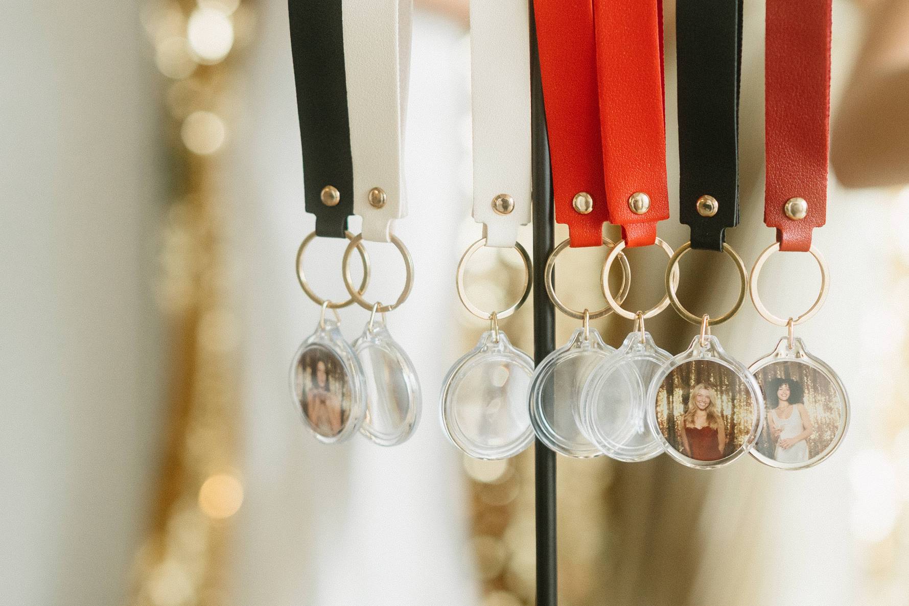 n-site keychain photo booth setup designed for seamless wedding and event experiences