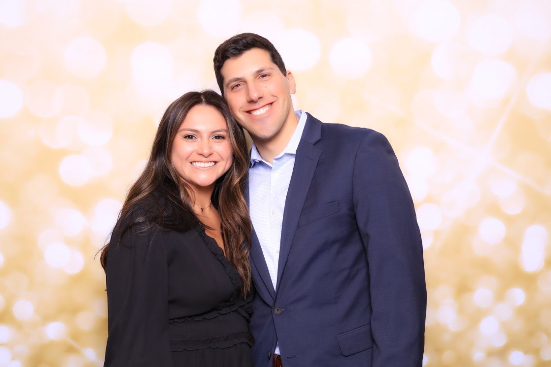 employee in martini moment headshot booth experience in colorado springs