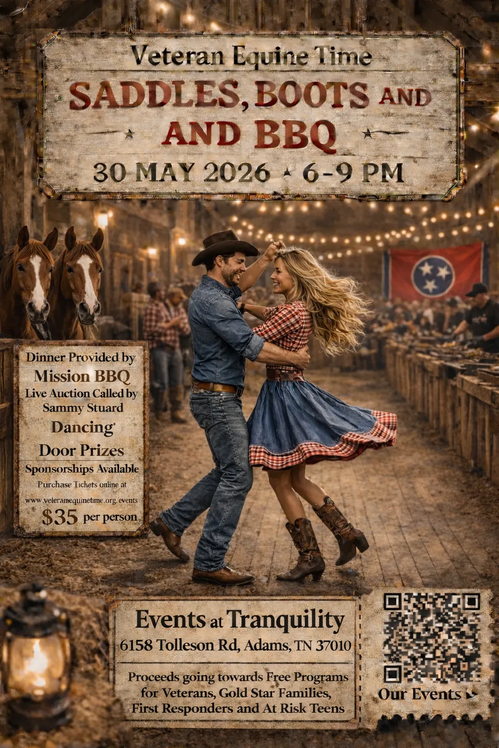 Saddles, Boots and BBQ Event by VET