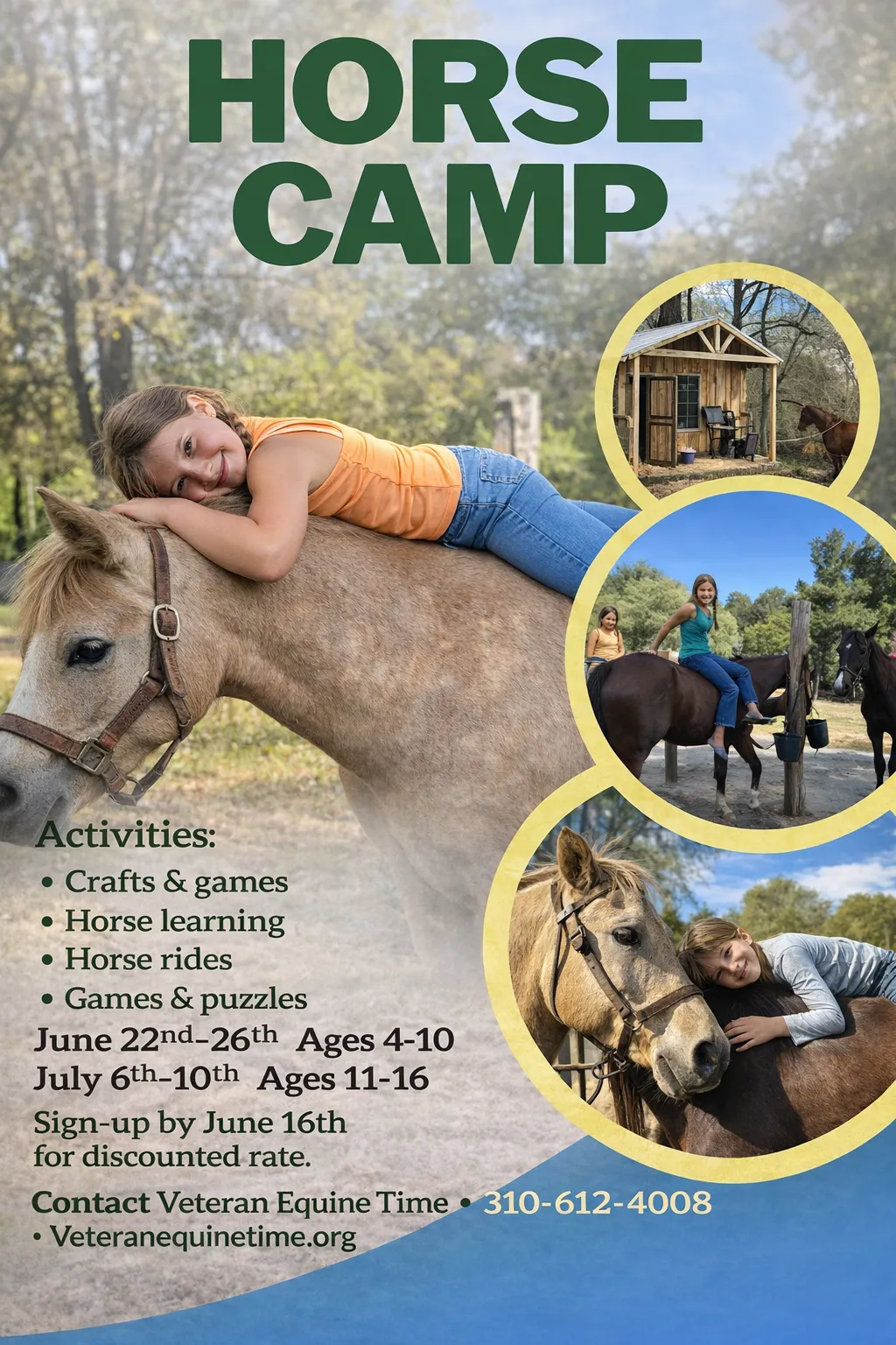 Veteran Equine Time's Summer Horse Camp