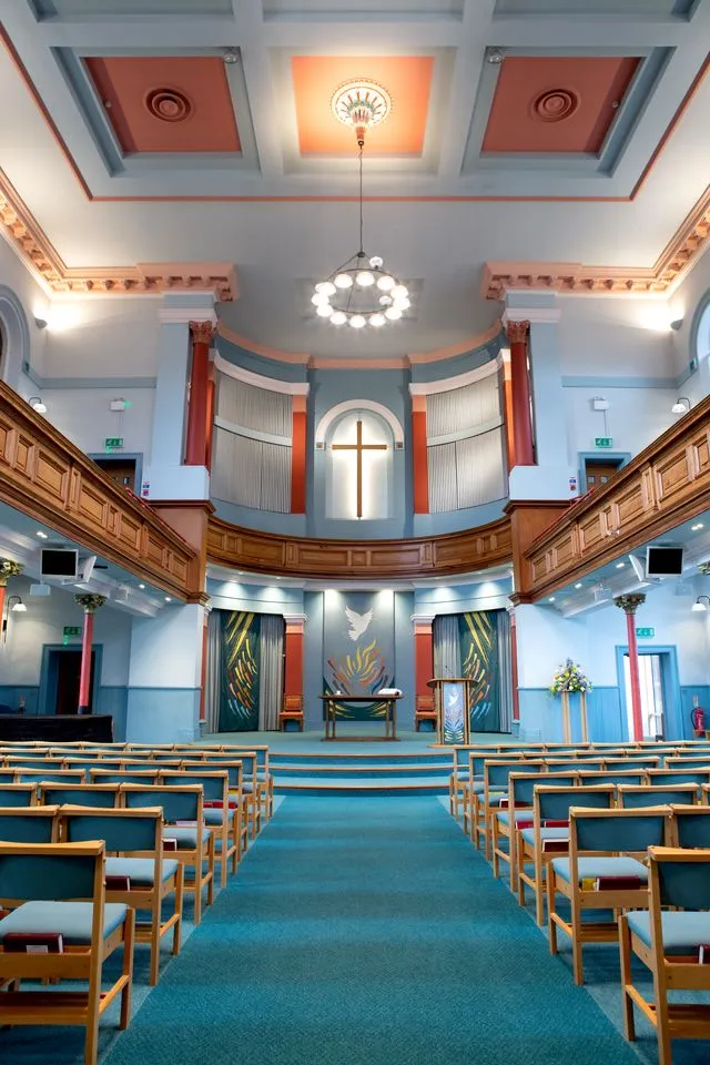 Dimmable church lighting at Penrith Methodist Church