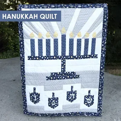 Hanukkah quilt pattern