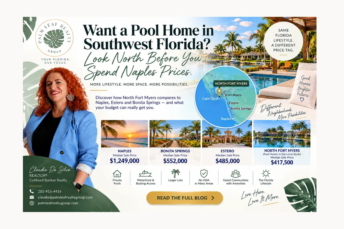 Want a Home With a Pool in Southwest Florida? Don’t Overlook North Fort Myers