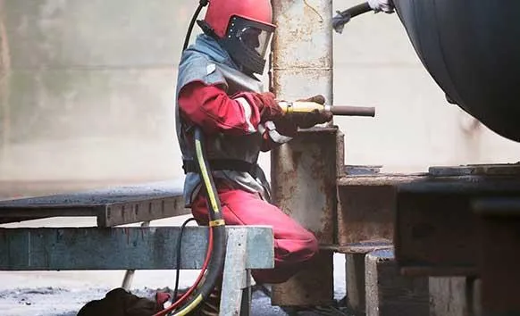 Professional sandblasting Houston, TX