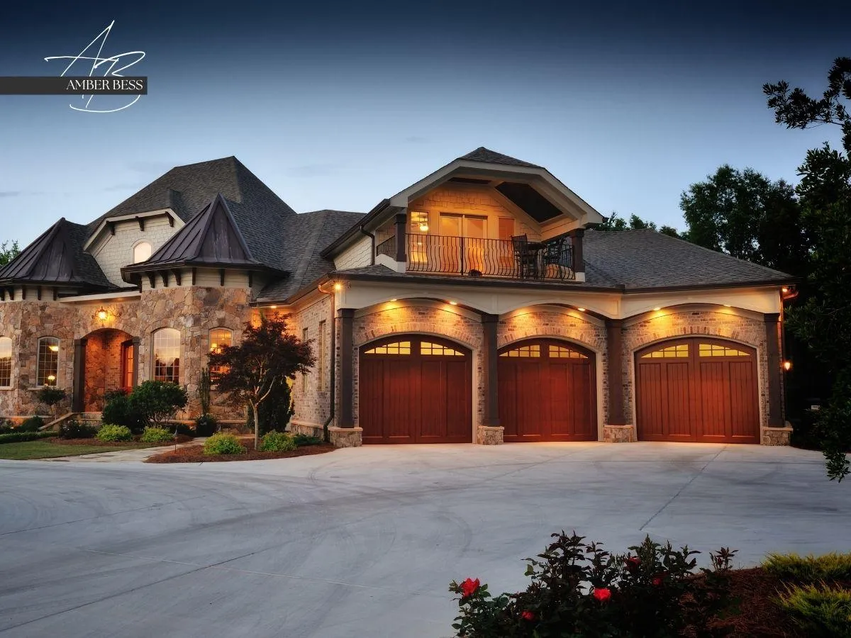 Omaha home garage and driveway exterior shot listed by Amber Bess