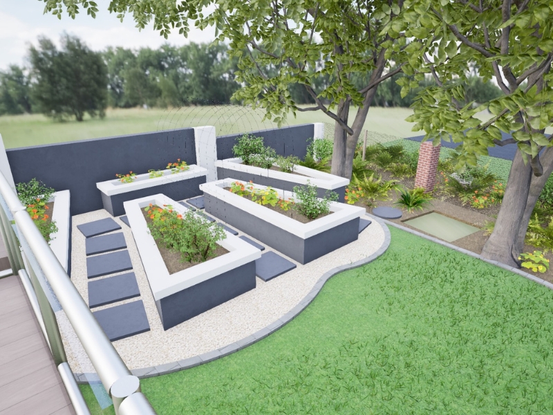 Landscape Concept Design in Waterfall Country Estate