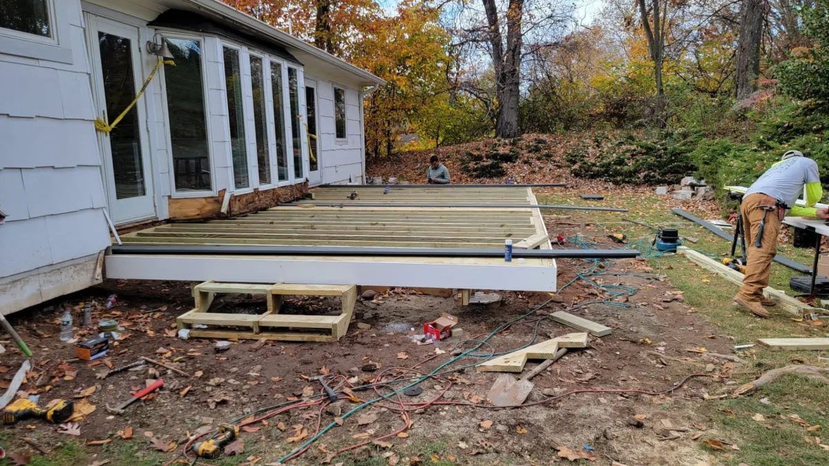 Construction of Terraces and Decks