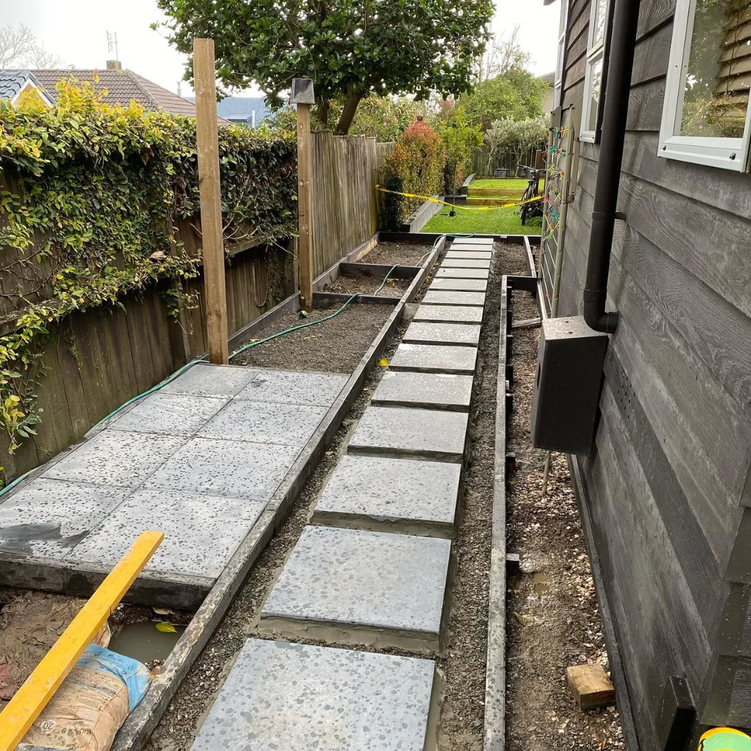 Property improvement work enhancing outdoor space in Auckland