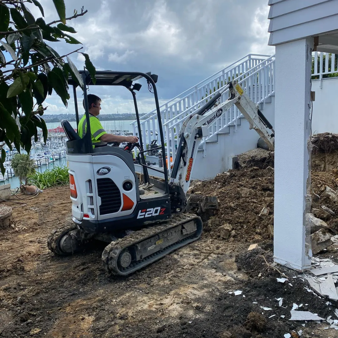 Home renovation project underway by Level Builders Auckland