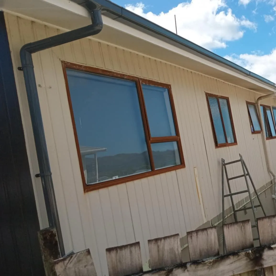 Full exterior residential repaint completed on home in Kaitaia Far North New Zealand