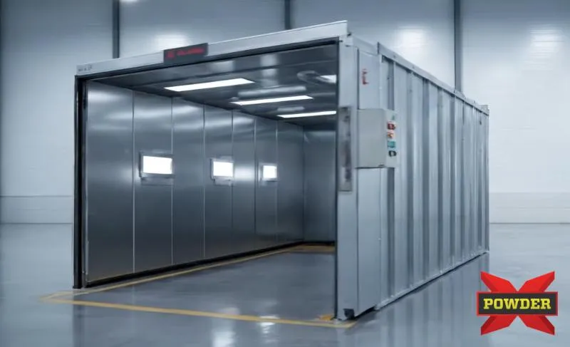 Industrial Powder Coating Booth