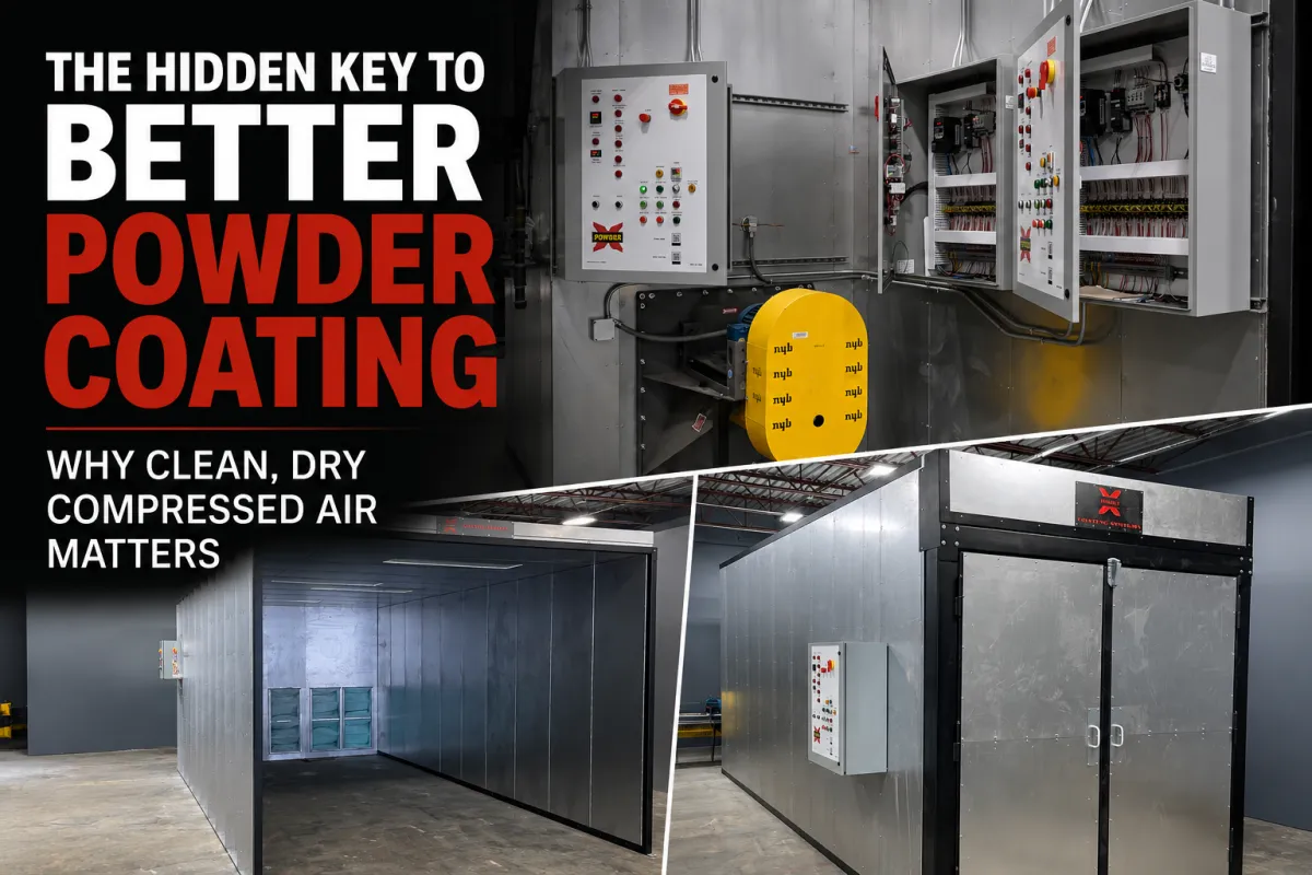 A Hidden Key to Better Powder Coating: Why Clean, Dry Compressed Air Matters