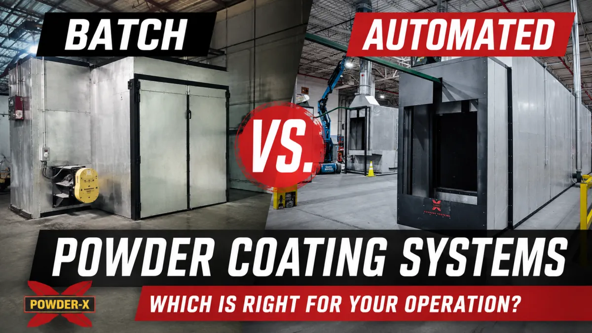 Batch vs. Automated Powder Coating Systems | Powder-X