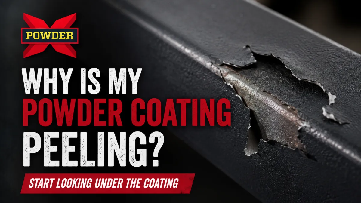 Why Is My Powder Coating Peeling? Start Looking Under the Coating