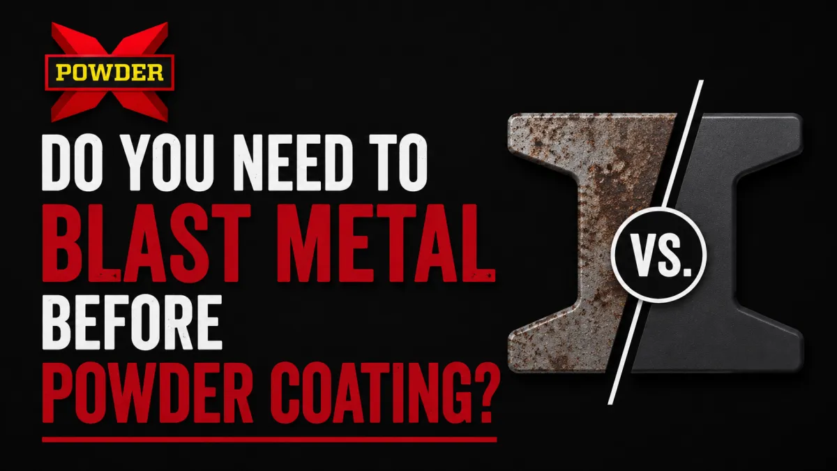 Do You Need to Blast Metal Before Powder Coating? | Powder-X