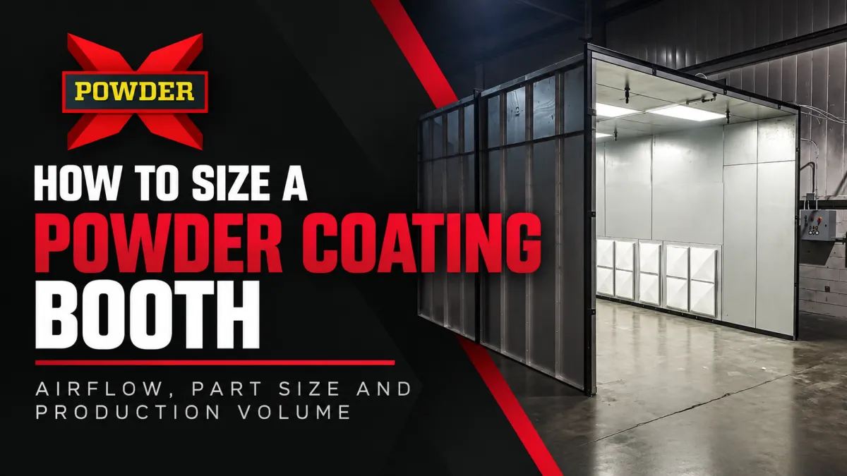 How to Size a Powder Coating Booth | Powder-X