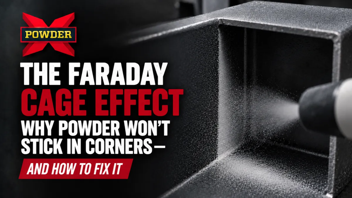 Faraday Cage Effect in Powder Coating: Causes & Fixes | Powder-X