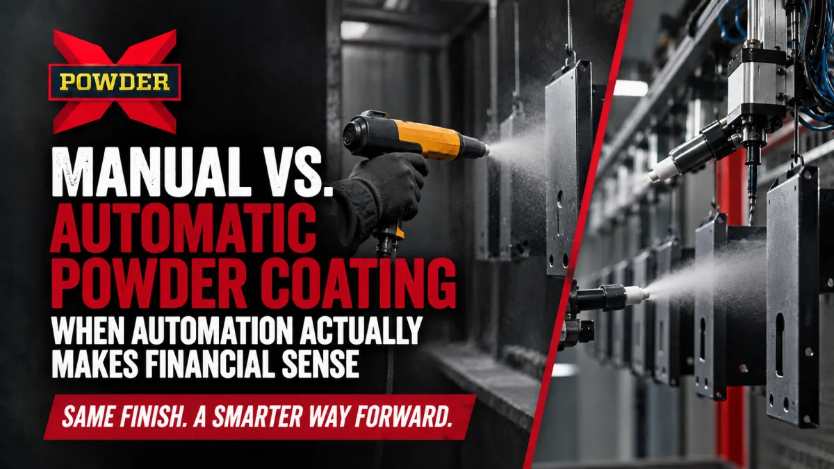 Manual vs. Automatic Powder Coating: When Automation Pays | Powder-X