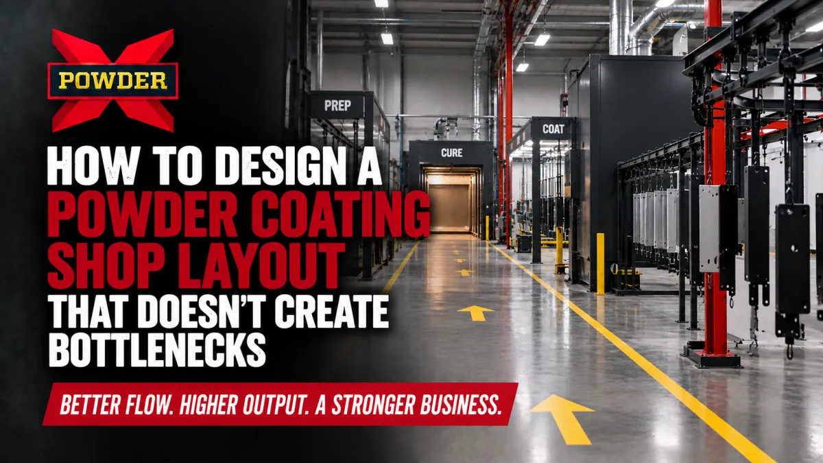 Powder Coating Shop Layout: How to Avoid Bottlenecks | Powder-X