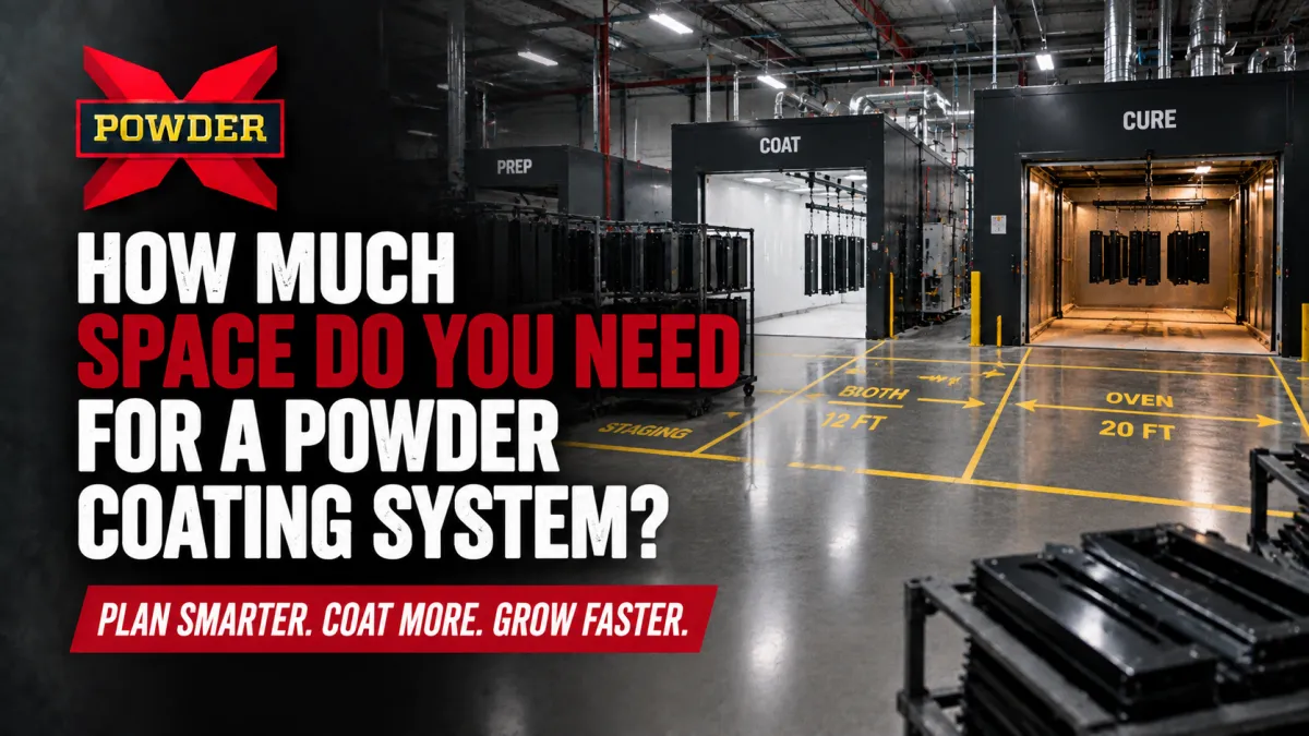 How Much Space Do You Need for a Powder Coating System? | Powder-X