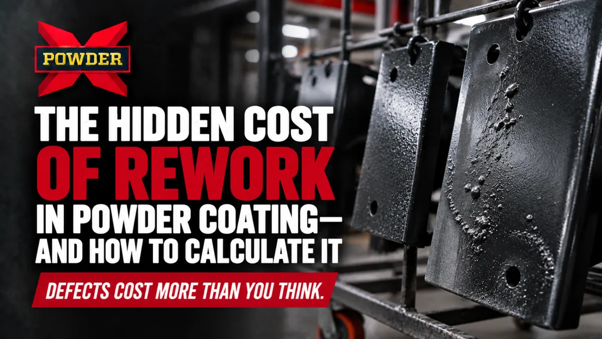 The Hidden Cost of Powder Coating Rework—and How to Calculate It | Powder-X