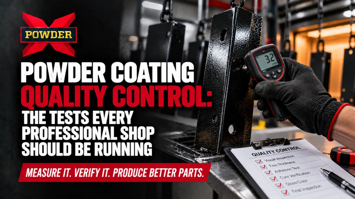 Powder Coating Quality Control: Tests Every Shop Should Run | Powder-X