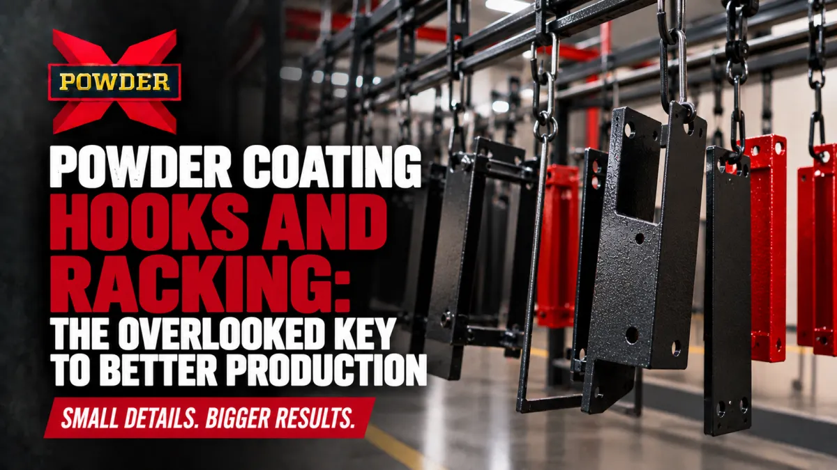 Powder Coating Hooks & Racking: The Key to Better Production | Powder-X