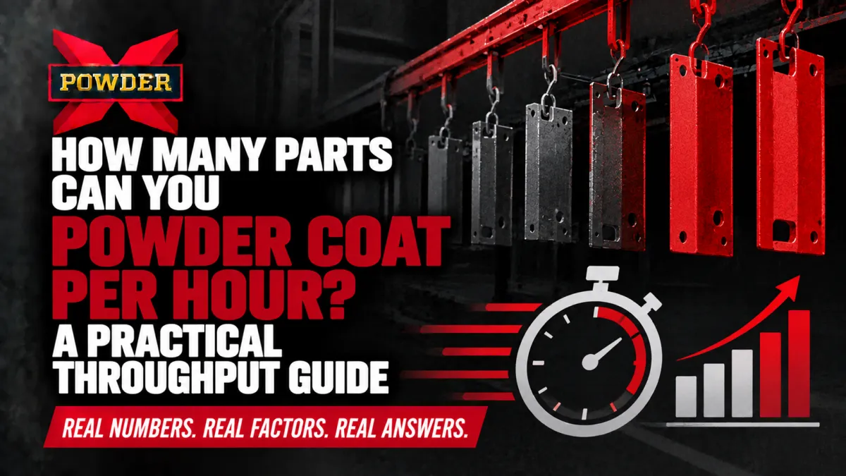 How Many Parts Can You Powder Coat Per Hour? | Powder-X