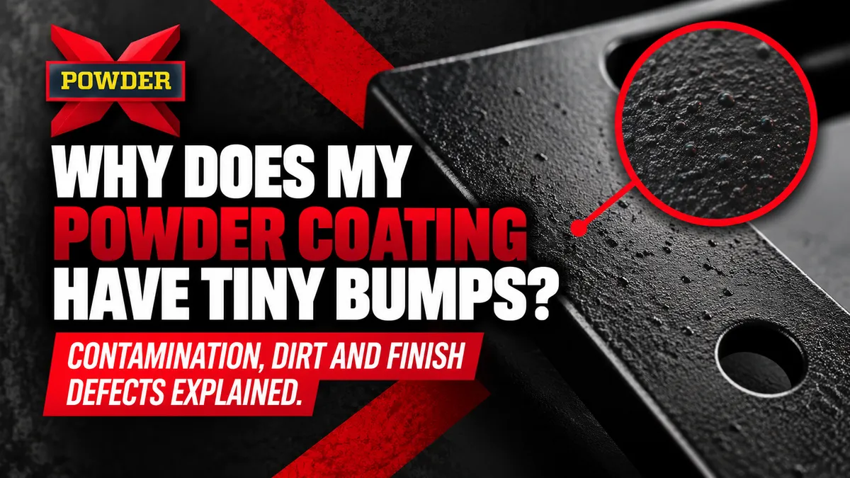 Tiny Bumps in Powder Coating? Causes & Fixes | Powder-X