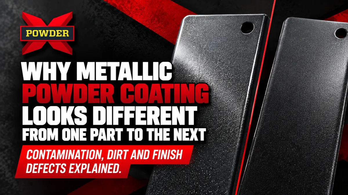 Metallic Powder Coating Color Variation: Causes & Fixes | Powder-X