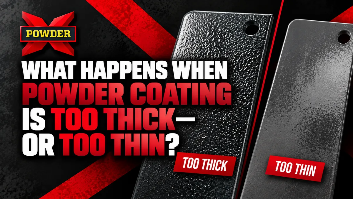 Powder Coating Too Thick or Too Thin? Causes & Fixes | Powder-X