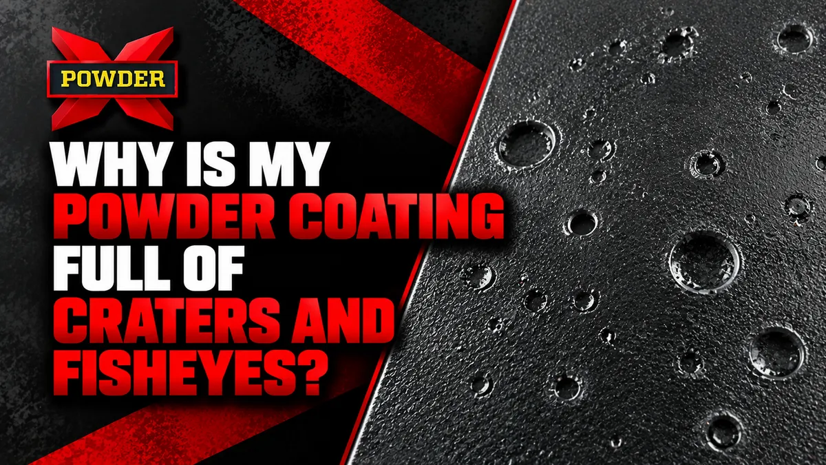 Powder Coating Craters & Fisheyes: Causes and Fixes | Powder-X