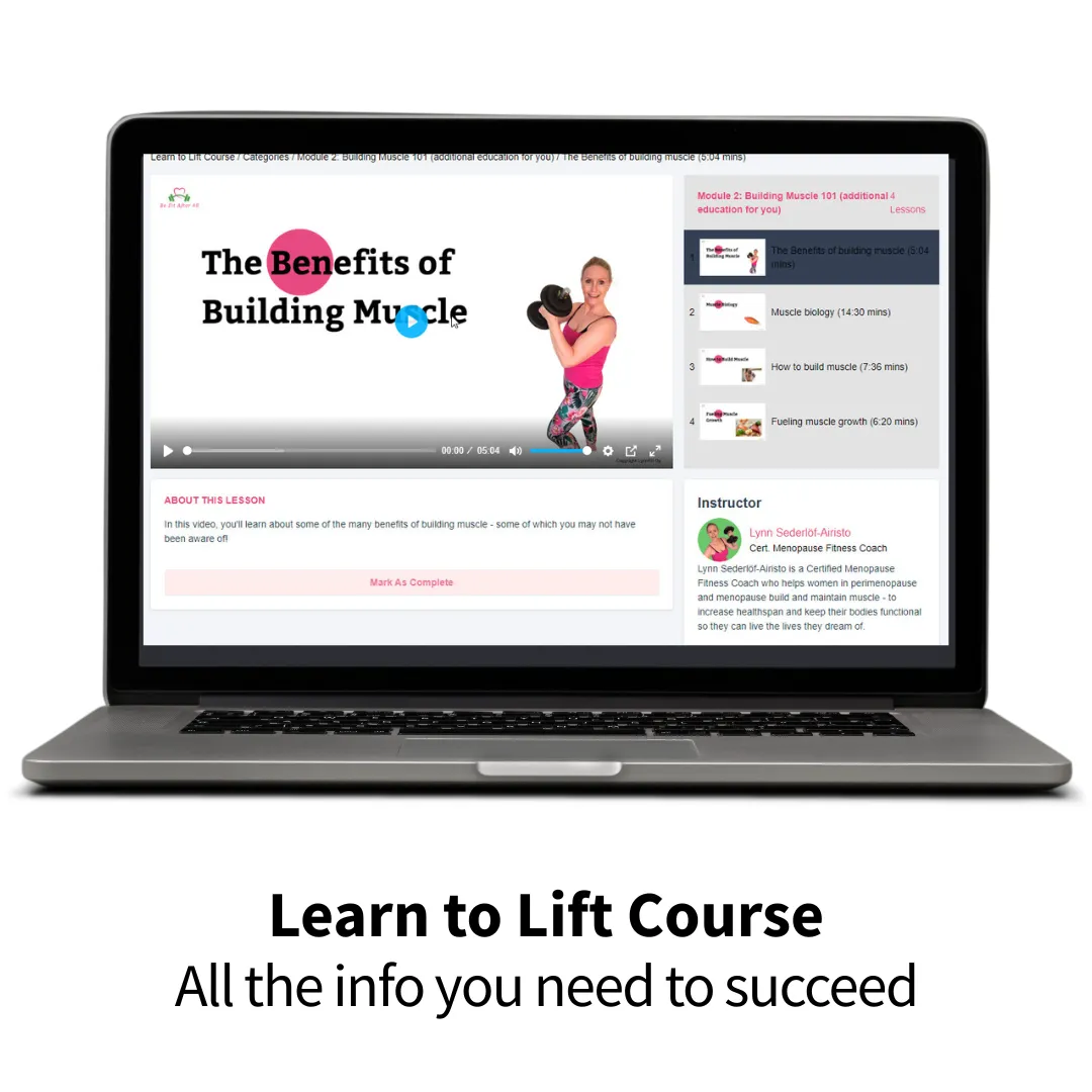 Learn to Lift course to teach you what you need to know to get stronger