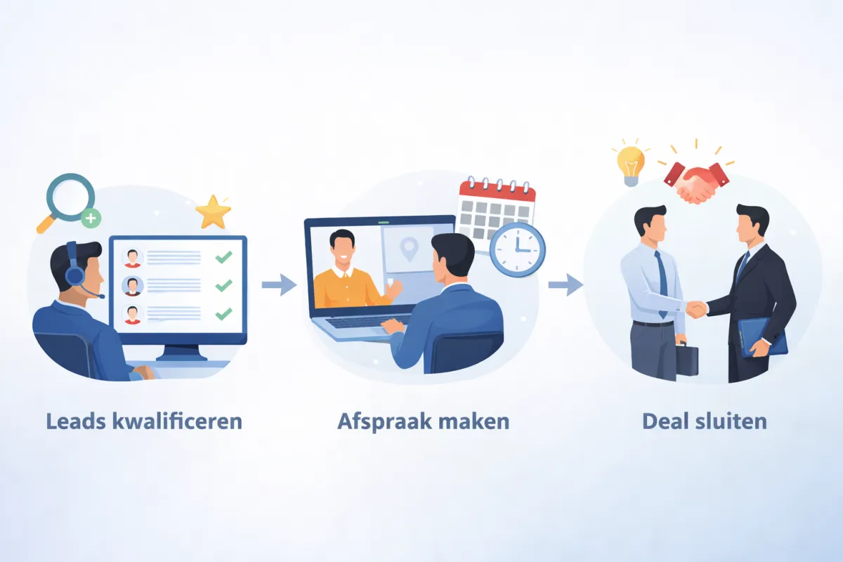 Aurora CRM overzicht met pipelines, afspraken en omzetgrafieken op een laptop