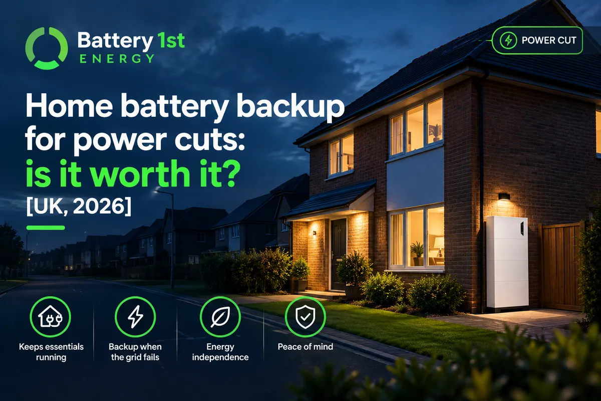Home Battery Backup for Power Cuts UK