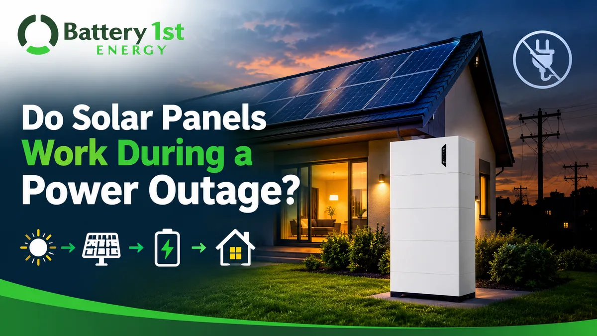 Solar Panels Work During a Power Outage