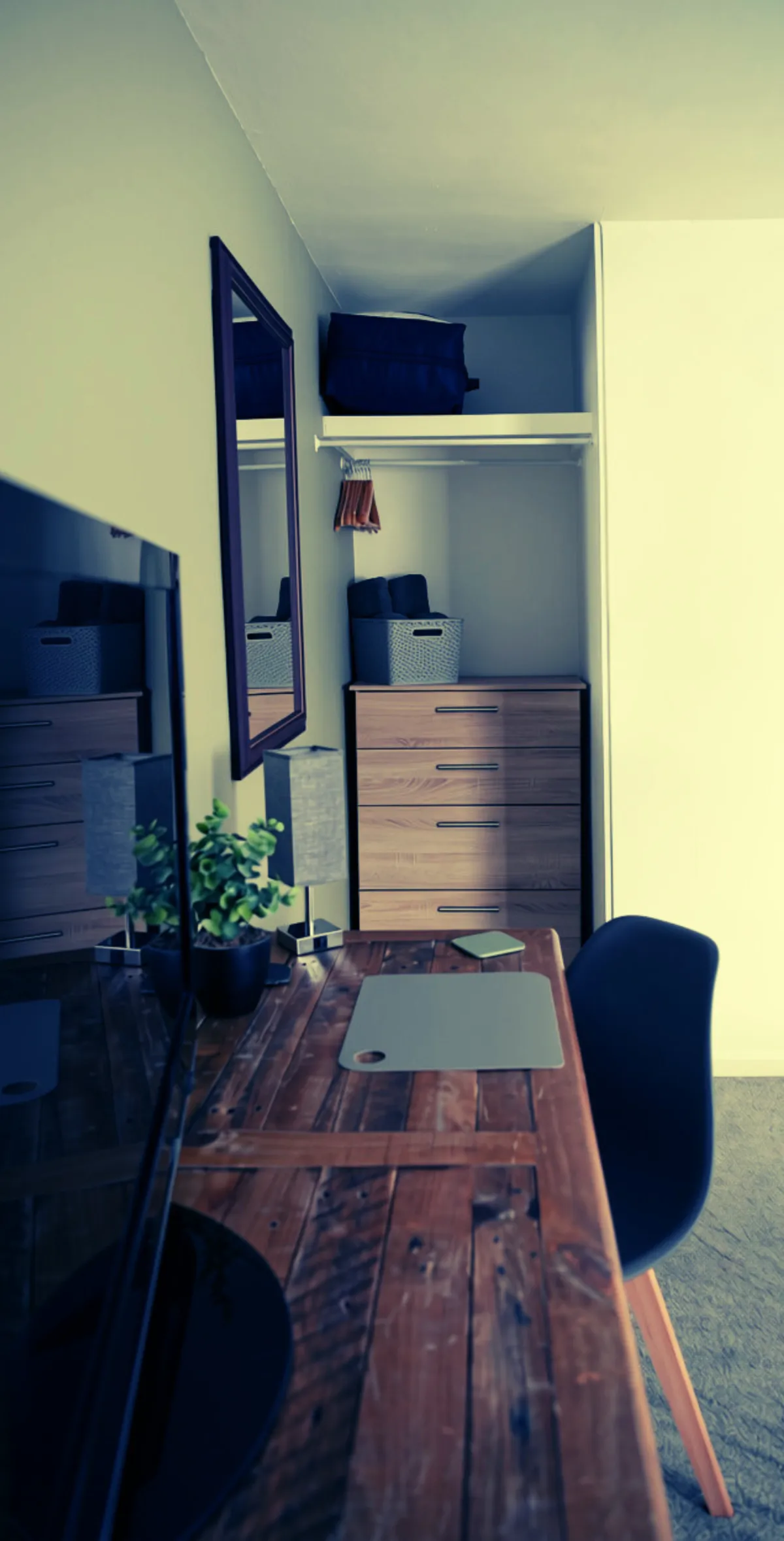 A stylish boutique room at Figtree Stays