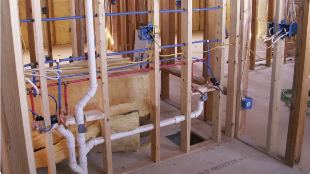 Before and after tree stump removal showing clean, leveled yard by Mundo Landscaping in Tucson, AZ.