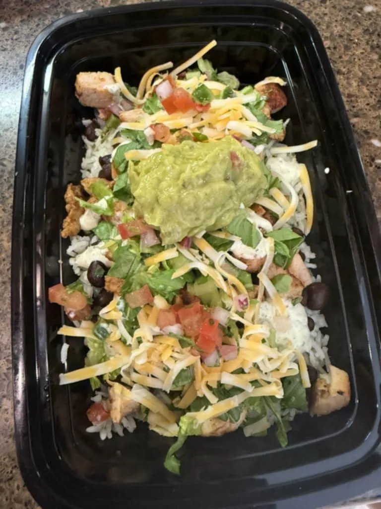 chicken burrito bowl