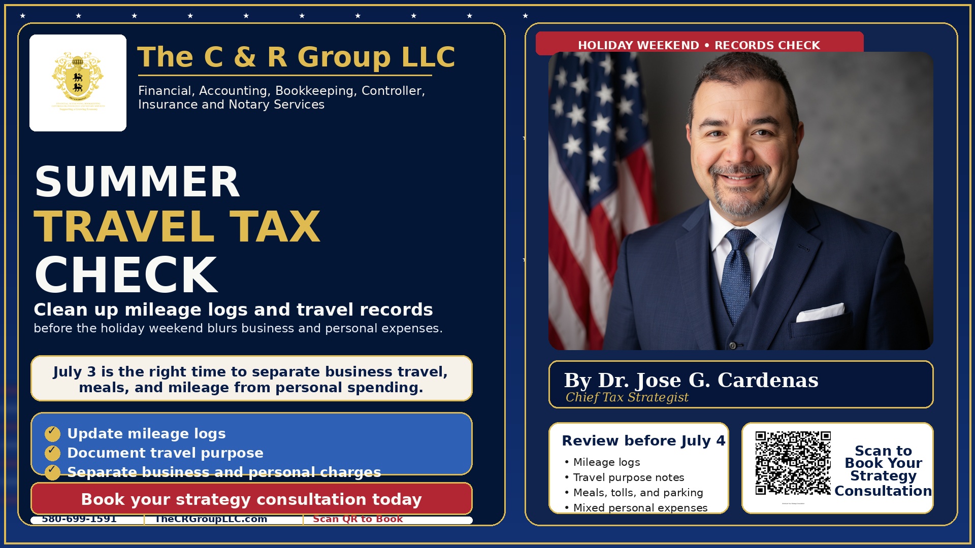 Summer Business Travel Tax Check