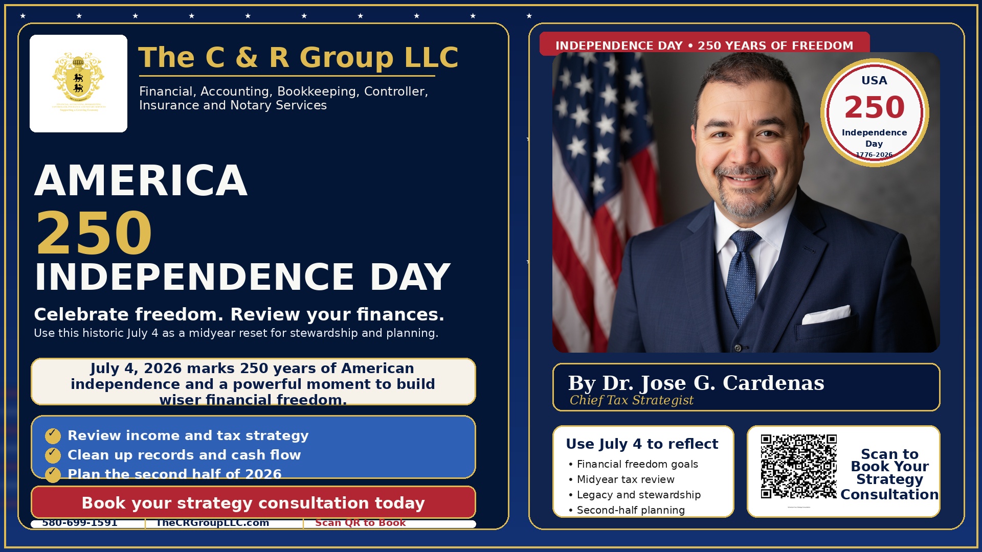 Independence Day 250 Financial Freedom Tax Planning