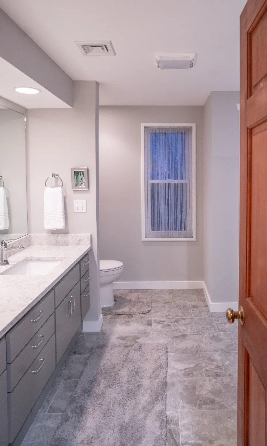master bathroom remodel in tolland county, ct, designed by kitchen & bath by ellington management